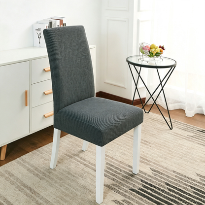 100% Waterproof Dining Room Chair Cover,Stretch Jacquard Parson Chair Slipcover