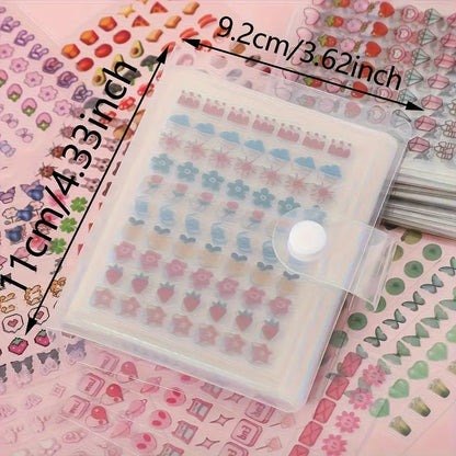 3500pcs Mini Cute Sticker Set with Storage Book