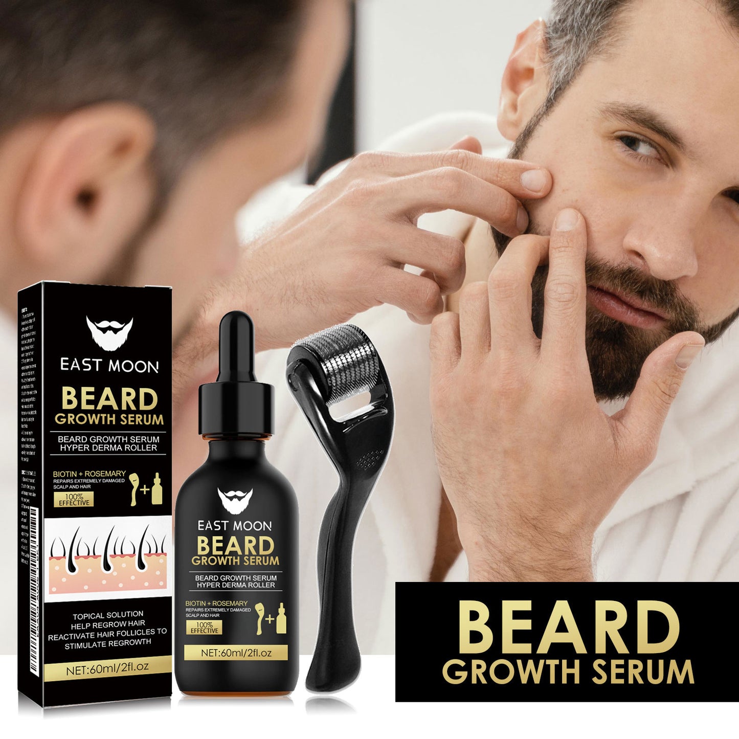 East Moon Beard Care Essence Set