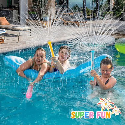 2PCS Creativity Fireworks Water Gun, Sprays Water Like Fireworks, Squirt Gun for Kids