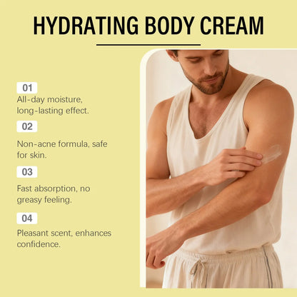 East Moon Men's Moisturizing Hydrating Body Lotion
