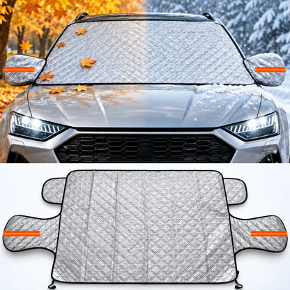 All-Season Car Windshield Snow Cover & SunShade