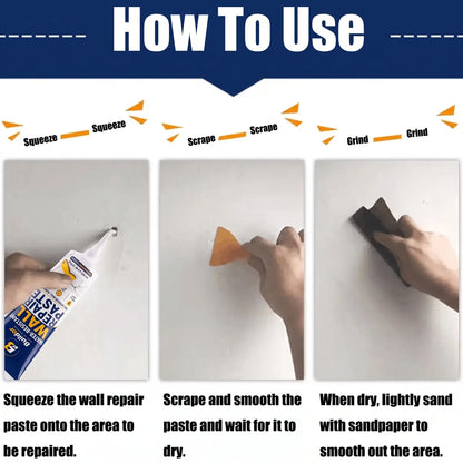Upgraded Wall Hole Filler and Drywall Patch Repair Kit with Scraper