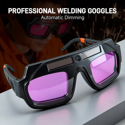Auto-Darkening Welding Goggles | UV/IR Protection & 1/25000s Reaction
