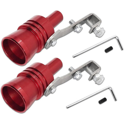 Turbo Sound Whistle Exhaust Muffler, XL Size Aluminum Alloy Universal Turbo