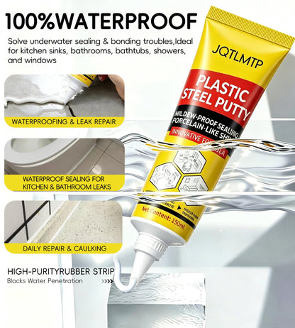 Multifunctional Waterproof Plastic Steel Mud with Scraper, Stronger Adhesion Caulking Sealant
