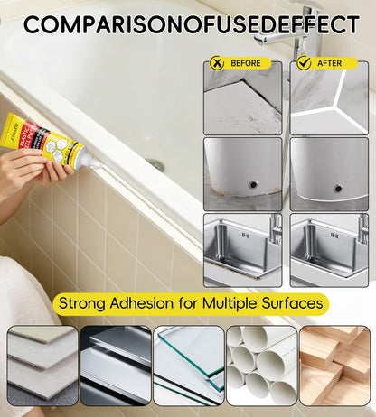 Multifunctional Waterproof Plastic Steel Mud with Scraper, Stronger Adhesion Caulking Sealant