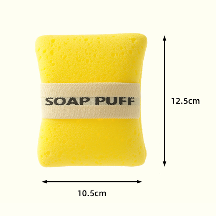 3 Pcs Soft and Skin-friendly Soap Foaming Net Bath Sponge