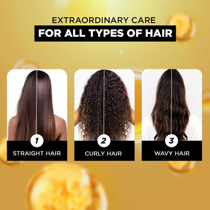 Luxurious Nourishing Hair Oil Serum with Floral Oils