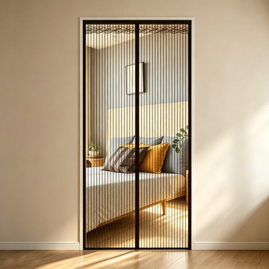 Summer Anti-Mosquito Door Curtain - Fine-Mesh Magnetic Soft Screen Door
