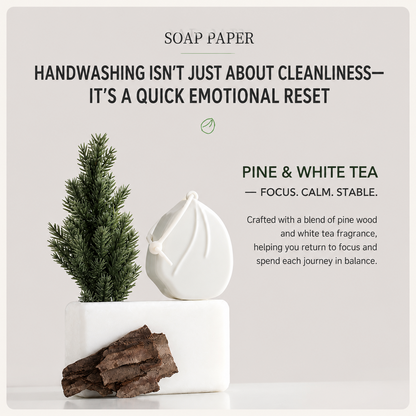 2Pack Portable Hand Wash 180 Sheets Paper Soap