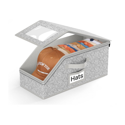 Stackable Baseball Cap Organizer,Holds Up to 12 Hats