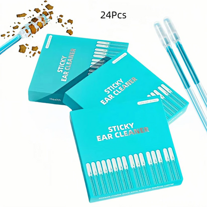 24PCS Enhanced Adhesive Ear Digging Sticks for Children & Adults