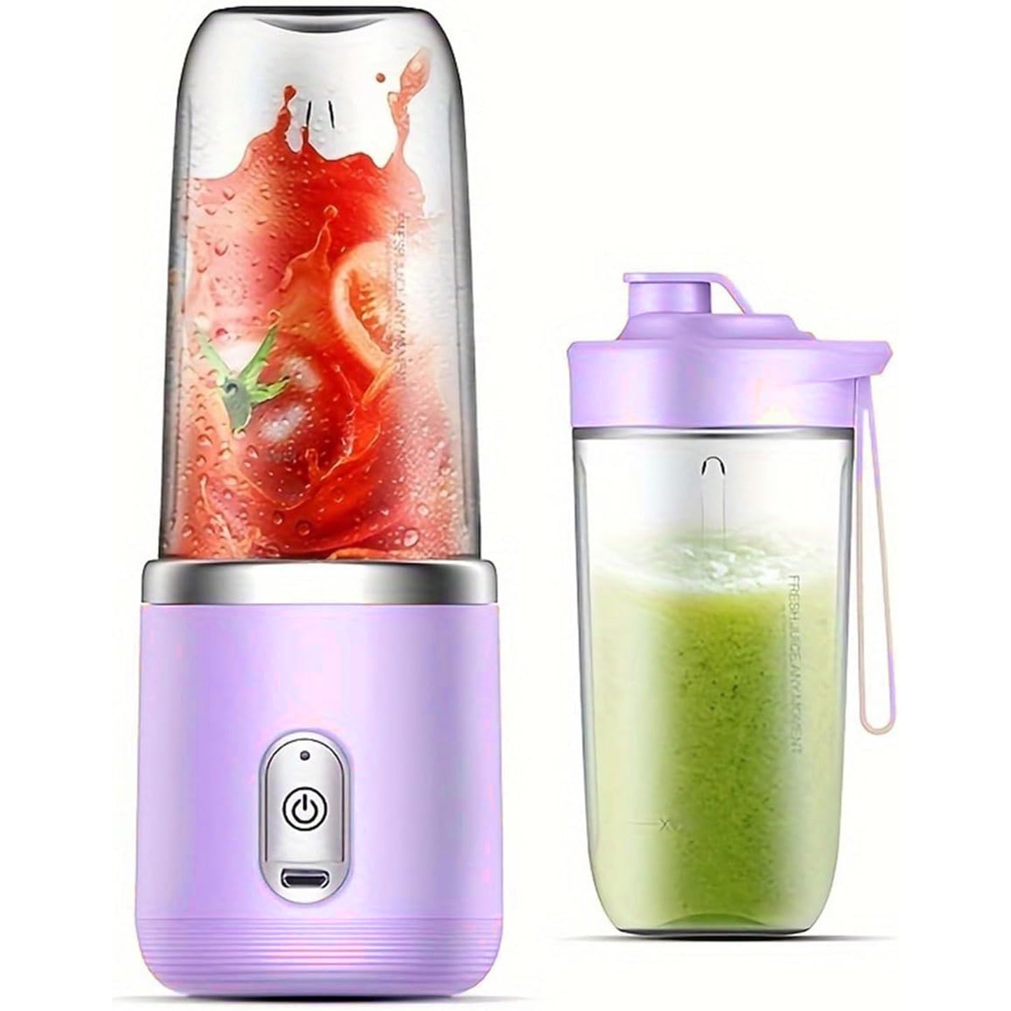 Portable Blender,Personal Blender USB Rchargeable 400ML With6 Blades