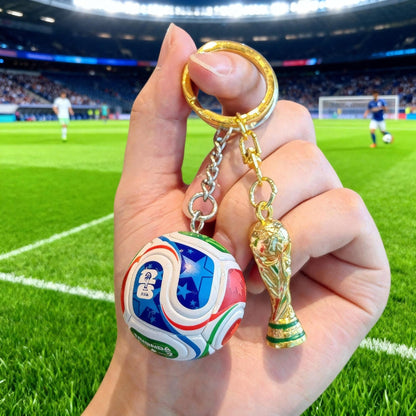 2026 Soccer World Cup Trophy Metal Keychain