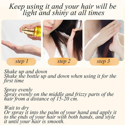 Luxurious Nourishing Hair Oil Serum with Floral Oils