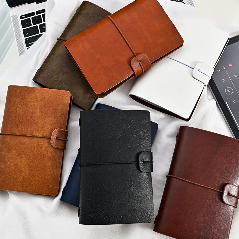 Leather Writing Journal Notebook Refillable,Handmade Travelers Notebook