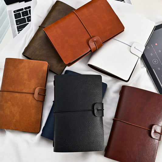 Leather Writing Journal Notebook Refillable,Handmade Travelers Notebook