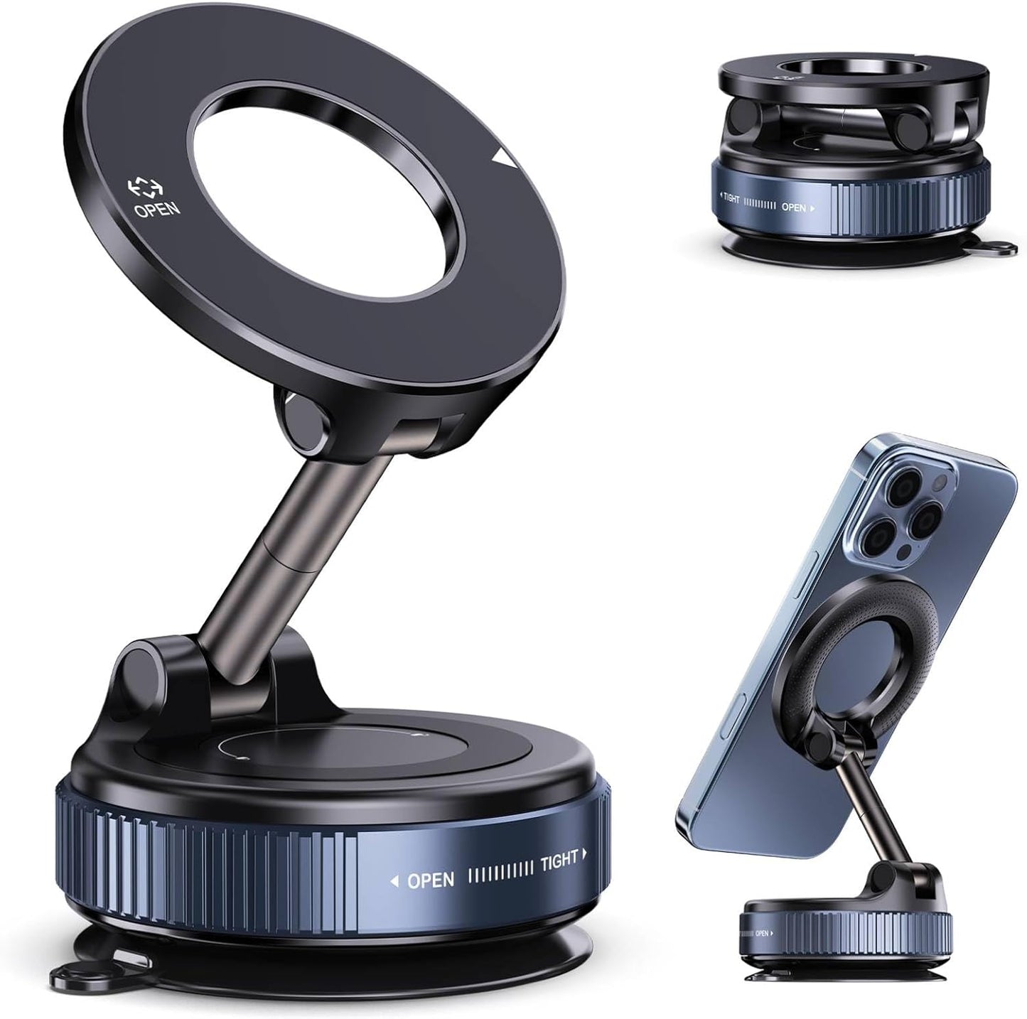 Upgraded 360° Nano Strongest Vacuum Magnetic Phone Holder