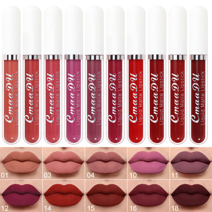 10Pcs Liquid Matte Lipstick Set, Long Lasting Lipstick 24 hour Waterproof Lip Gloss