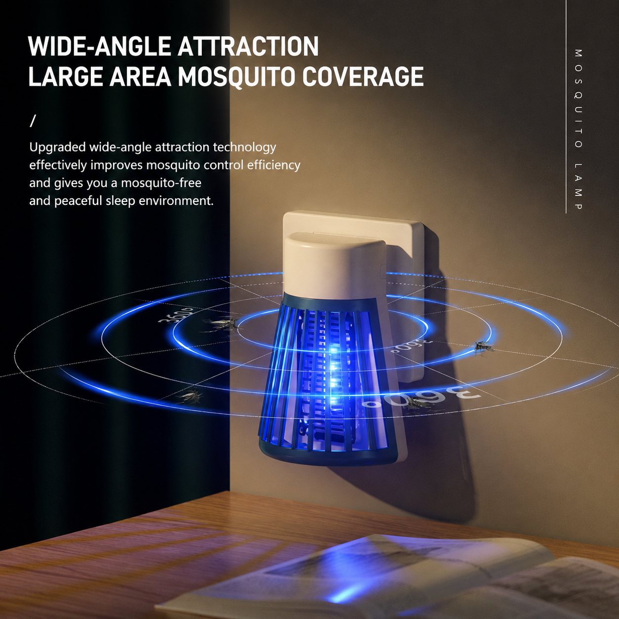 Hanging Rechargeable Mosquito Killer Lamp - Portable UV Insect Trap