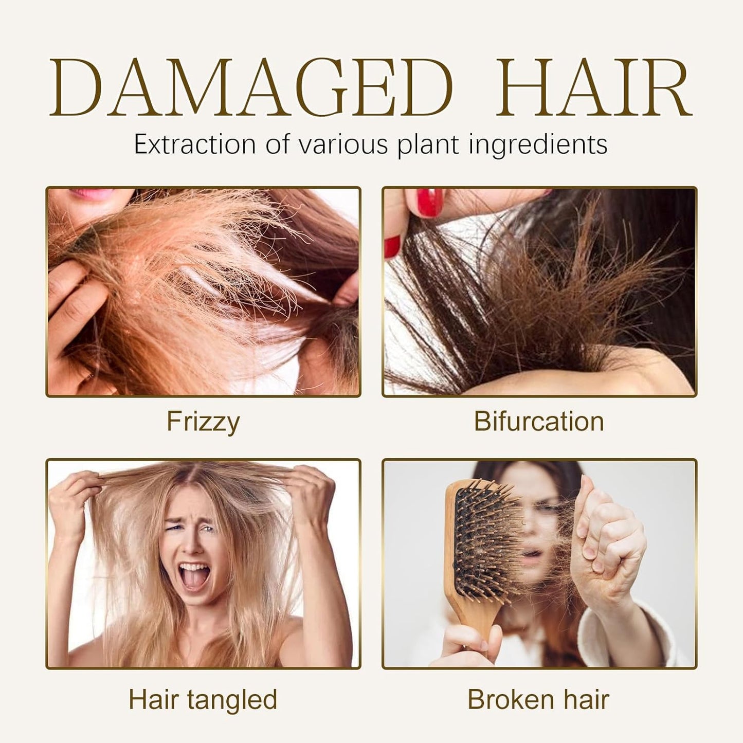 Luxurious Nourishing Hair Oil Serum with Floral Oils