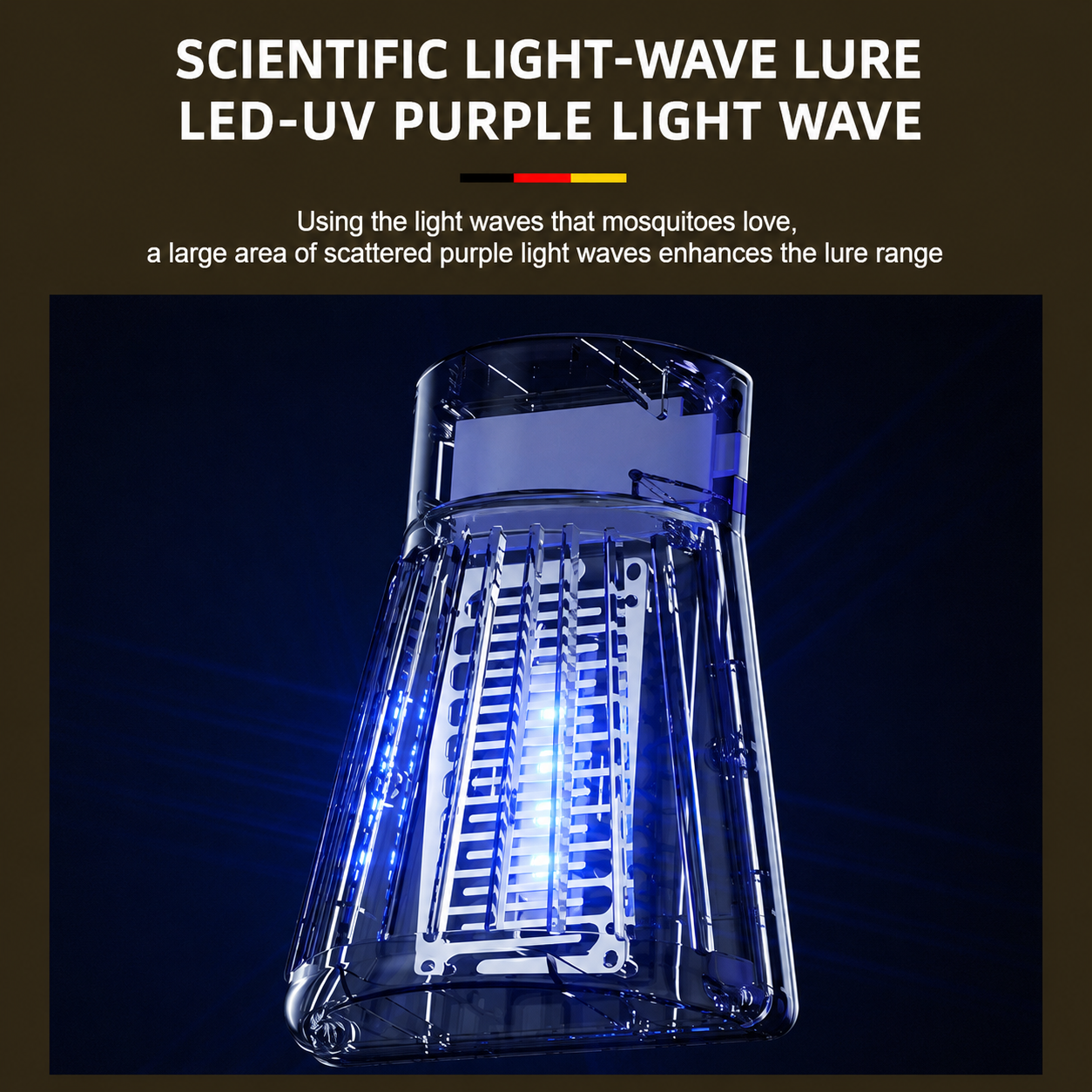Hanging Rechargeable Mosquito Killer Lamp - Portable UV Insect Trap