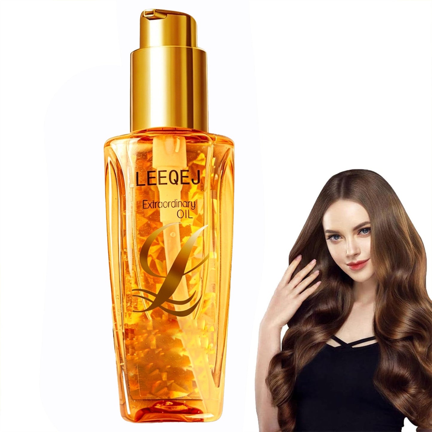 Luxurious Nourishing Hair Oil Serum with Floral Oils