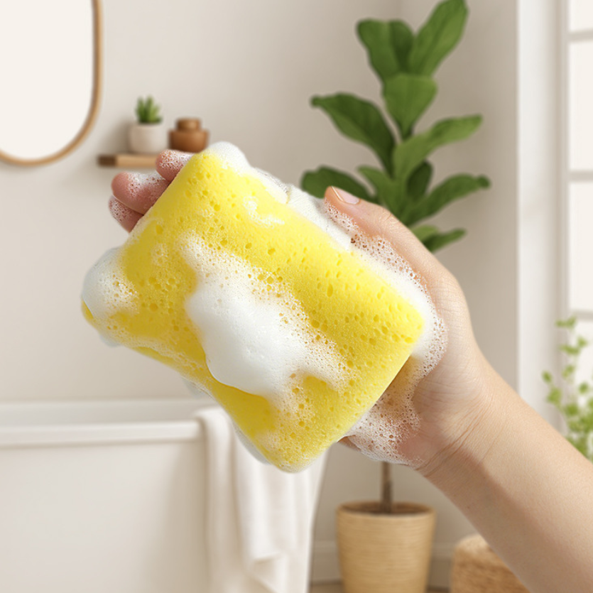 3 Pcs Soft and Skin-friendly Soap Foaming Net Bath Sponge