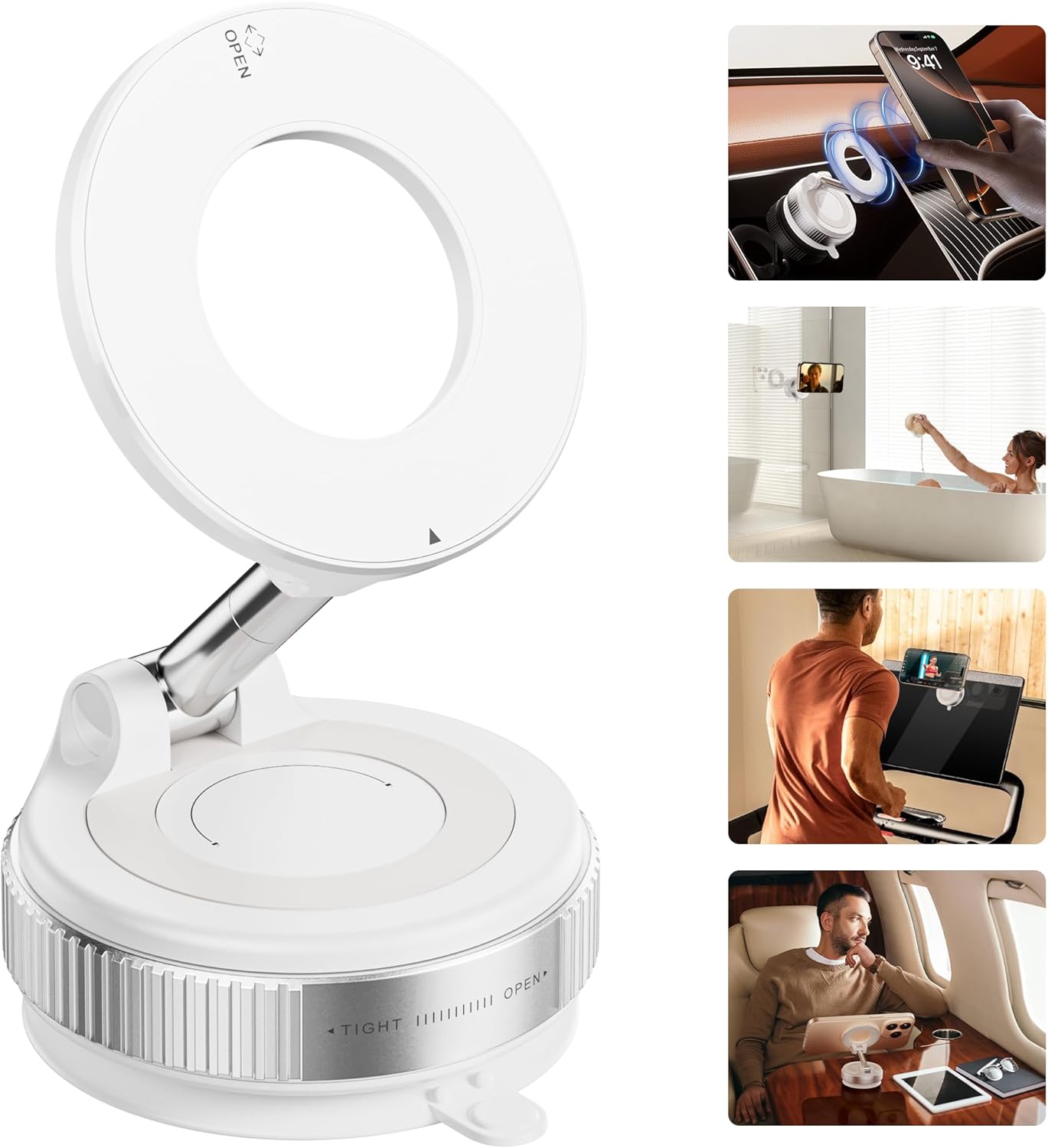 Upgraded 360° Nano Strongest Vacuum Magnetic Phone Holder