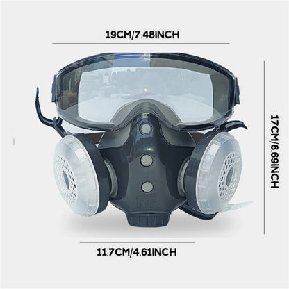 Full Face Mask for Painting & Spraying,Wide View Lens for Woodworking