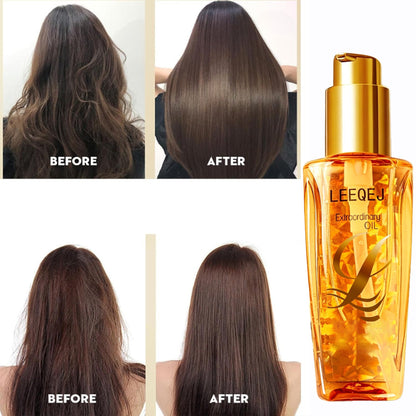 Luxurious Nourishing Hair Oil Serum with Floral Oils
