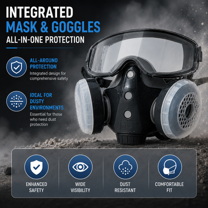 Full Face Mask for Painting & Spraying,Wide View Lens for Woodworking