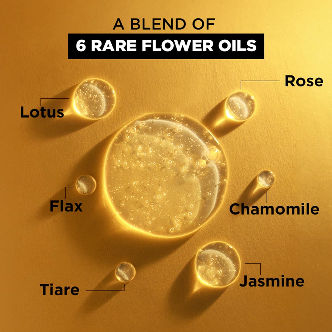 Luxurious Nourishing Hair Oil Serum with Floral Oils