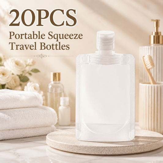 20PCS Leak Proof Travel Fluid Makeup Packing Bag