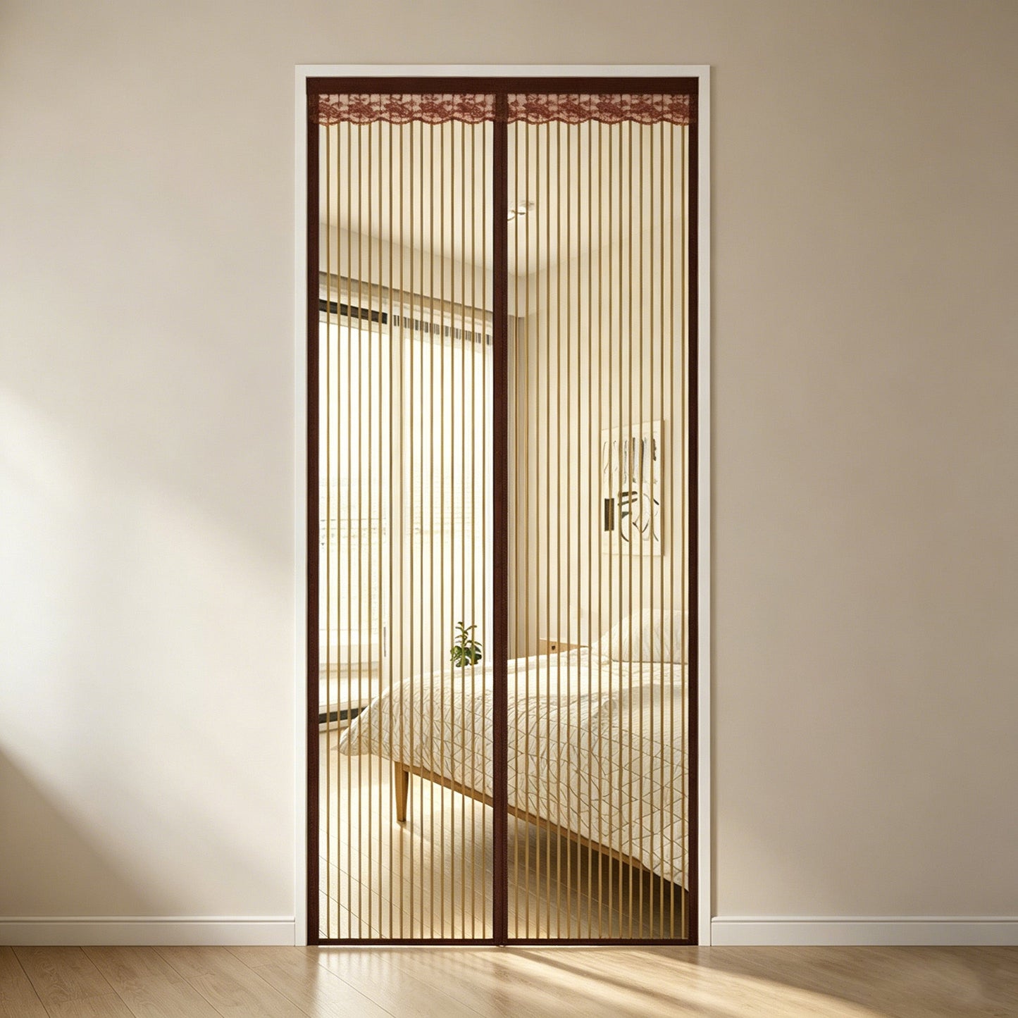 Summer Anti-Mosquito Door Curtain - Fine-Mesh Magnetic Soft Screen Door