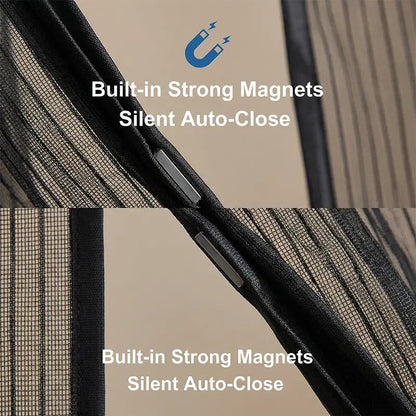 Summer Anti-Mosquito Door Curtain - Fine-Mesh Magnetic Soft Screen Door