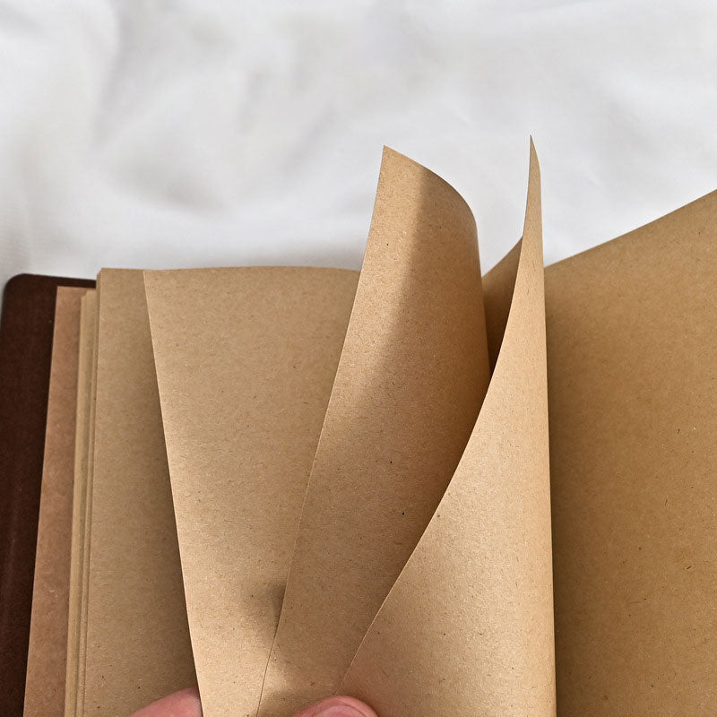 Leather Writing Journal Notebook Refillable,Handmade Travelers Notebook