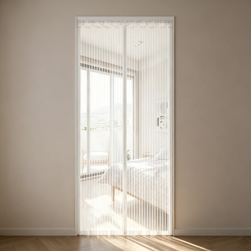 Summer Anti-Mosquito Door Curtain - Fine-Mesh Magnetic Soft Screen Door