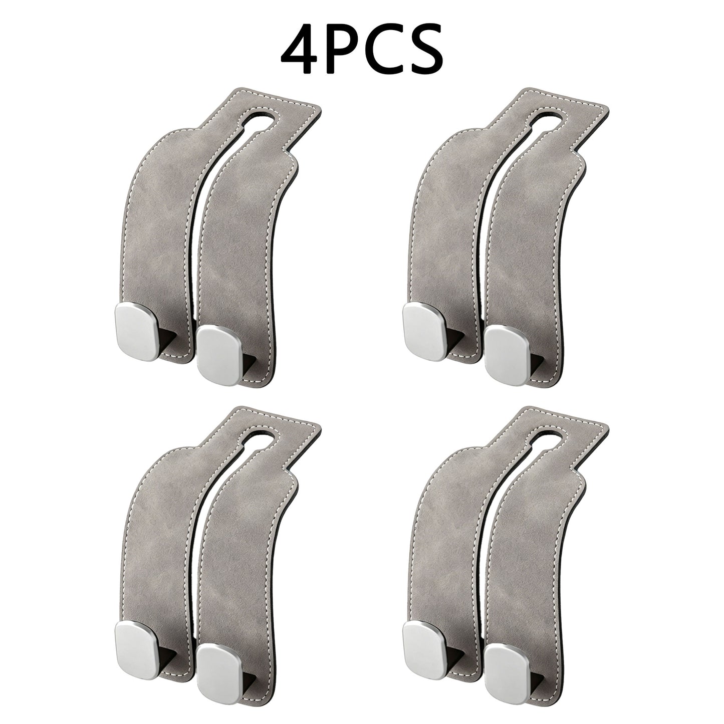 4PCS Car Seat Headrest Hook - Improved Car Seat Back Double Hooks