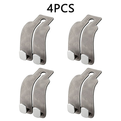 4PCS Car Seat Headrest Hook - Improved Car Seat Back Double Hooks