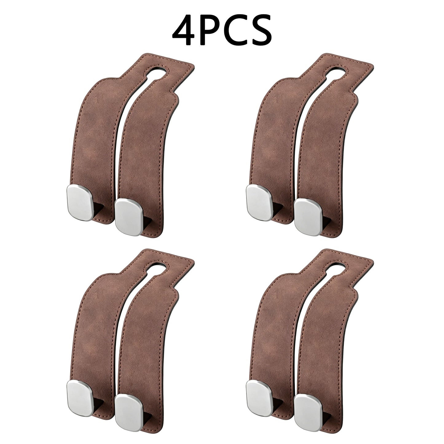 4PCS Car Seat Headrest Hook - Improved Car Seat Back Double Hooks