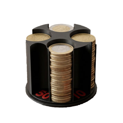 Rotatable In-Car Coin Organizer and Sorter Creative Pen Holder