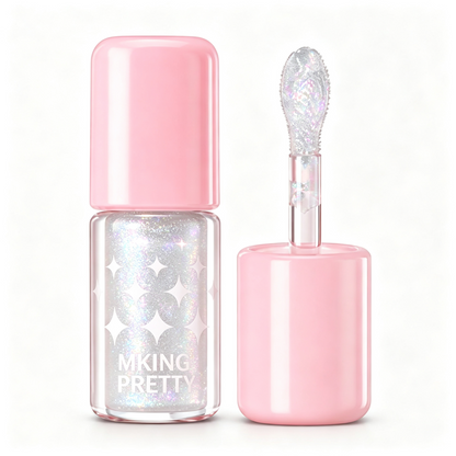 6Pcs Shimmering Lip Gloss Glossy Finish Moisturizing and Brightening
