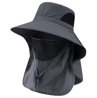 Sun Hats with Neck Flap for Men Women UV Protection Fishing UPF 50+Breathable Wide Brim Bucket