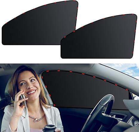 Car Sunshade and Privacy Curtain, Full Blackout Car Window Shades