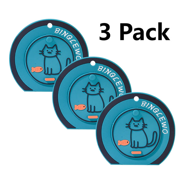 3 Pack Dual-Filter Shower Cover Prevents Odors And Clogging