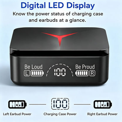 M90 Pro TWS Earphones HD Voice Noise Cancelling Earbuds V. 5.3