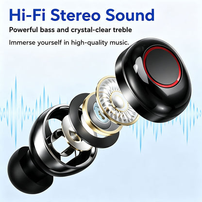 M90 Pro TWS Earphones HD Voice Noise Cancelling Earbuds V. 5.3