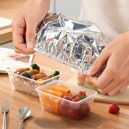 50PCS Aluminum Foil Food Covers